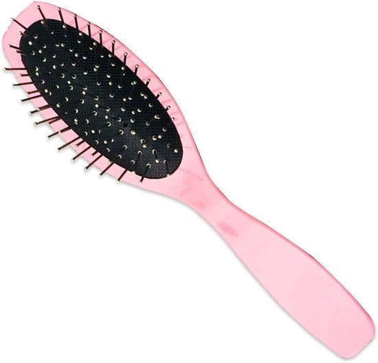 Spazzola per capelli ondulati e lunghi - per capelli umidi e asciutti - strumento di stile con funzione di sbloccaggio