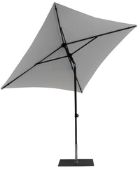 Ombrellone da Giardino 2x2 m Palo Ø38 mm in Alluminio Tessuto Poliestere Trend Bianco