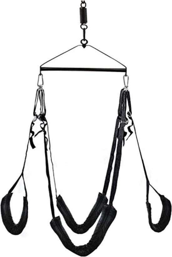 Set di Amore - Schiocco per Coppie - Deluxe - Con Tessuti di Comfort e Pieno di Amore - Sedia per Coppie - 200 kg (senza sostegno, anche per la porta) - Schiocco per Coppie