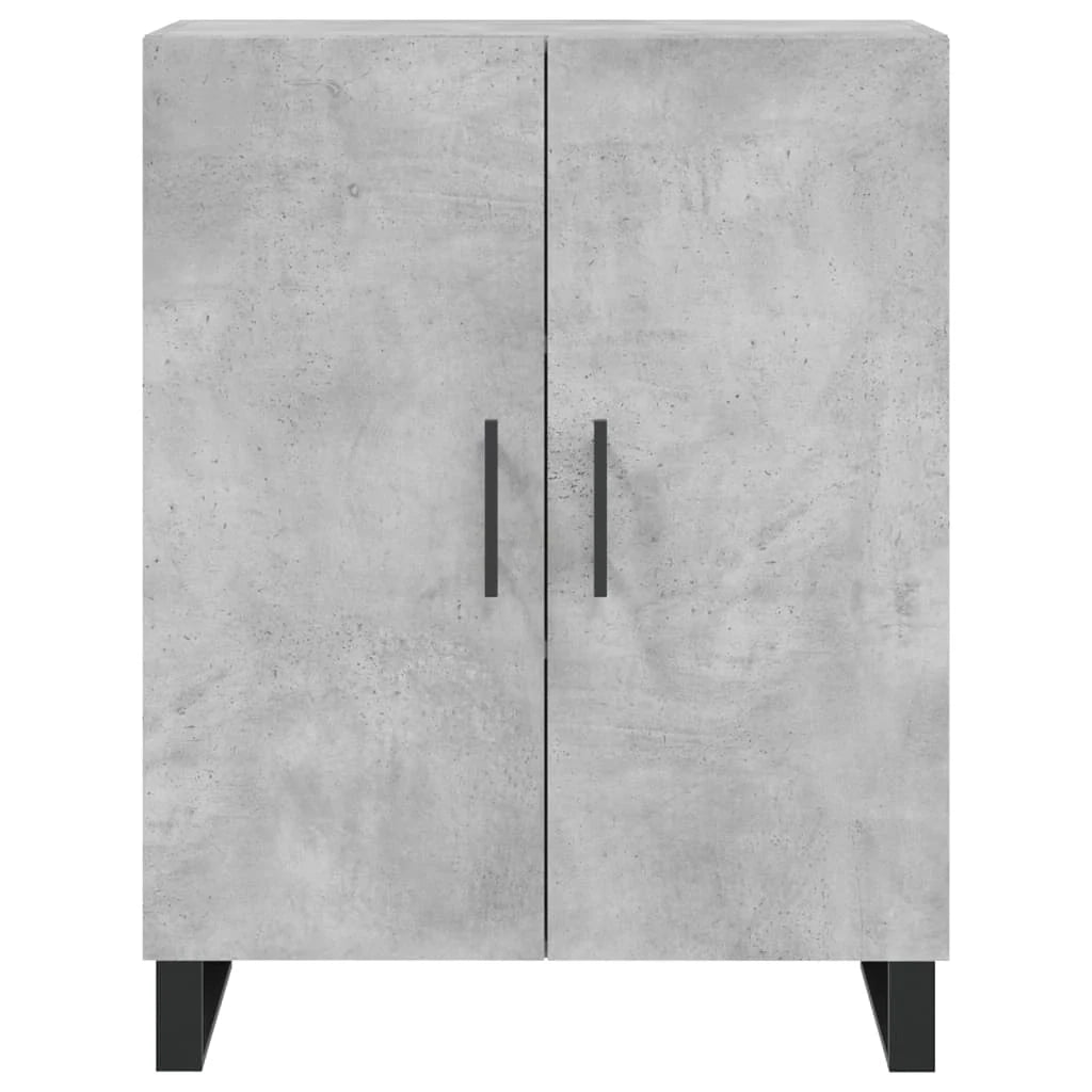 Buffet credenza cassettiera armadio mobile contenitore organizer cucina soggiorno salotto alto 69,5 x 34 x 180 cm legno ingegnerizzato grigio 02_0034500