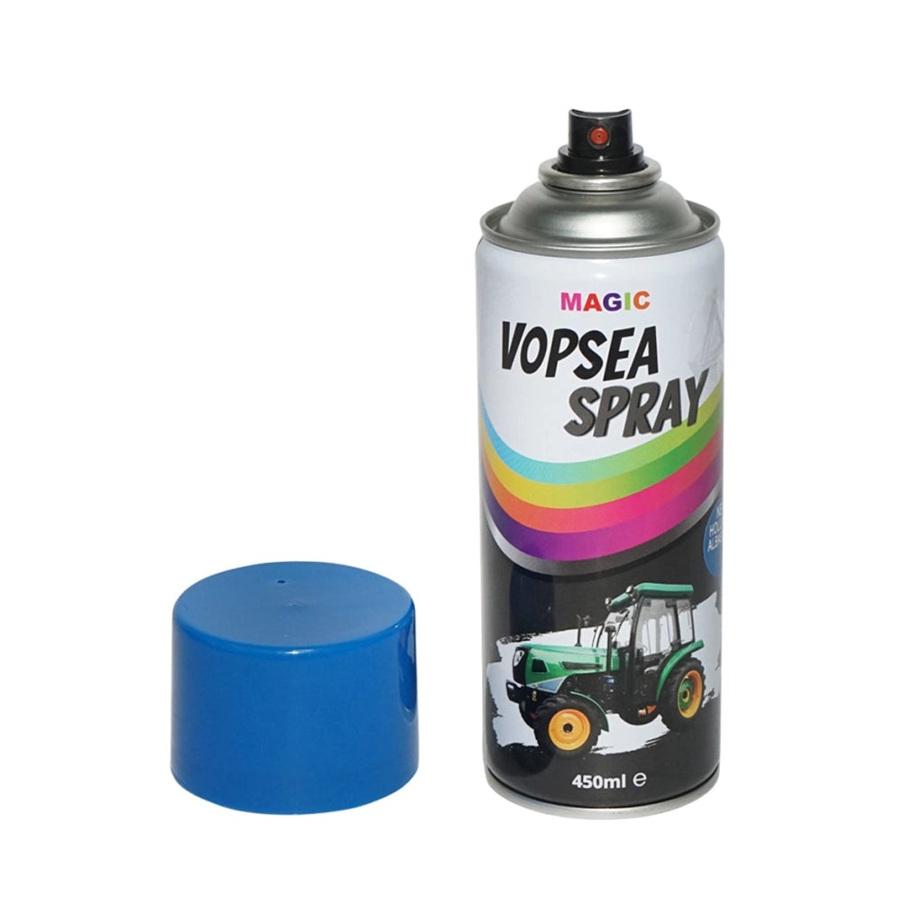 Spray vernice auto blu tipo New Holland professionale ad asciugatura rapida, 450 ml MAGIC