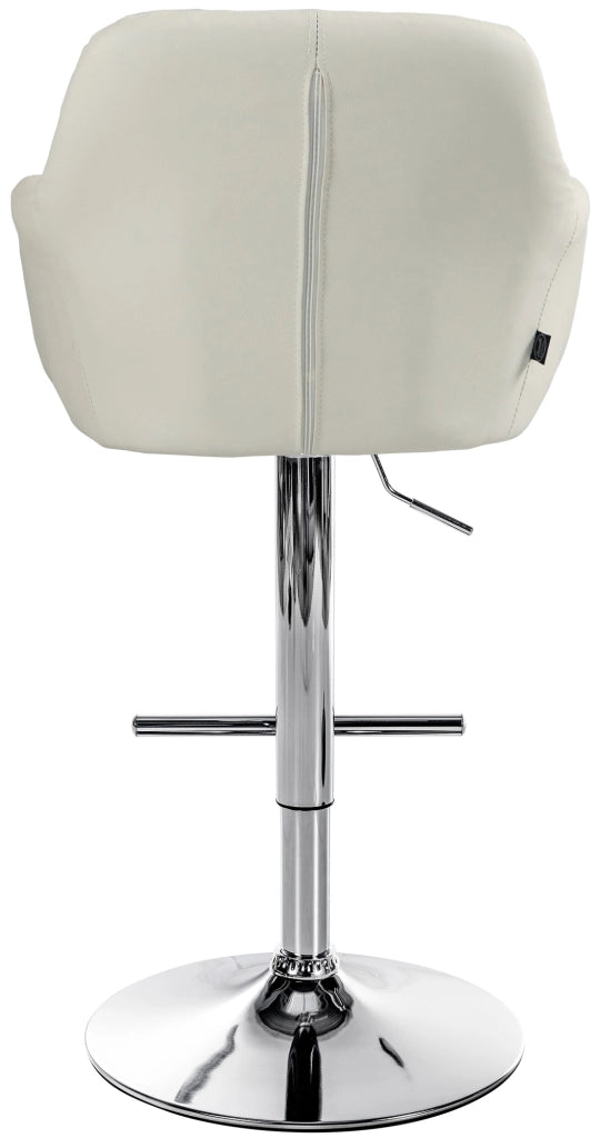 Barhocker Natoma Kunstleder chrom
