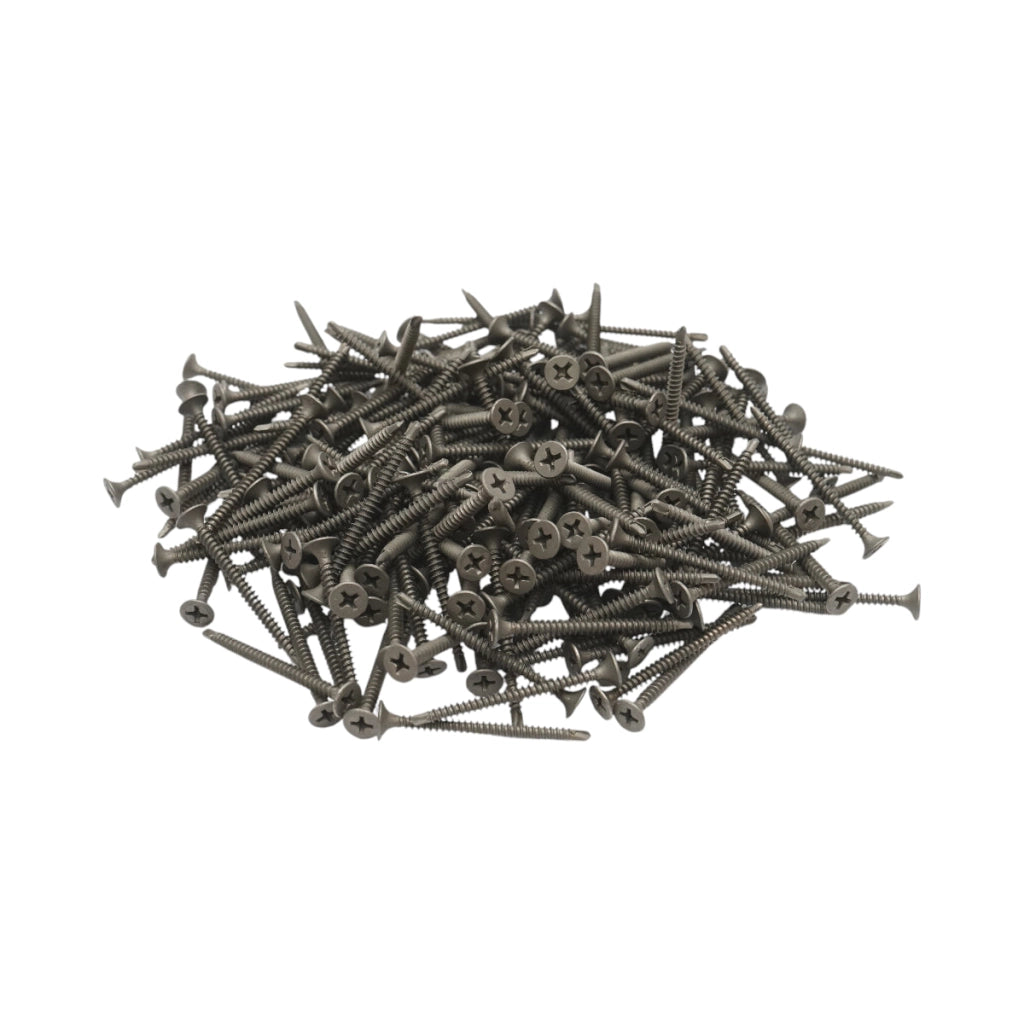 Vite autoforante per cartongesso 3,5x45mm in acciaio fosfatato, testa svasata 500 pz/scatola