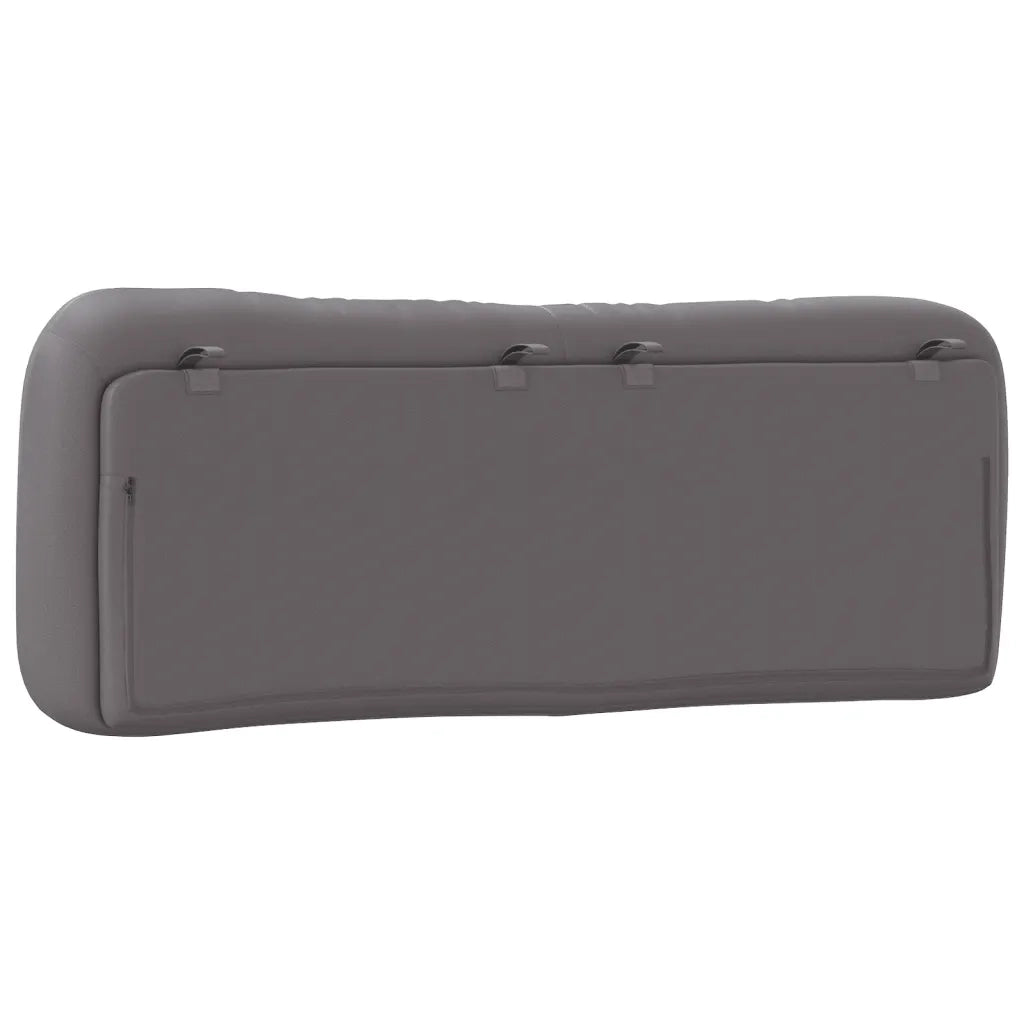 Cuscino Testiera Hvar Grigio 120 cm in Similpelle CFW6768099