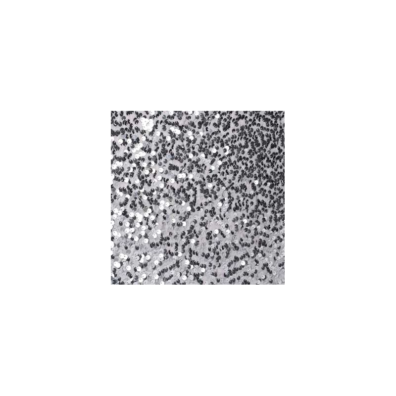 Copribase albero tessuto pieghevole argento double face esagonale cm ø68h25