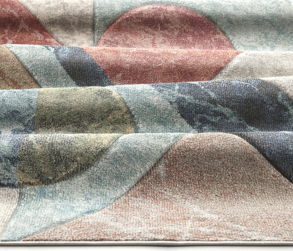 Tappeto FUNNY F8451 multicolore cm.140x200 design contemporaneo arte moderna