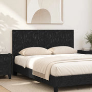Testiera da Muro DELFT Nero Legno ingegnerizzato 897186