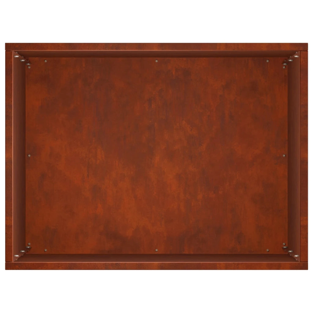 Vaso da giardino Ruggine 40 x 30 x 40 cm Acciaio Corten 8005482
