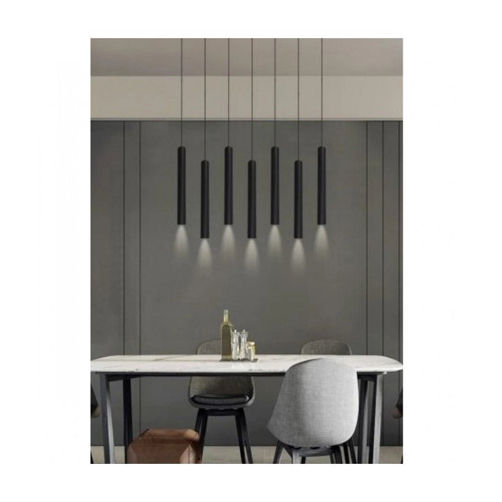 Trade Shop - Lampadario A Sospensione Design Moderno Cilindro Soffitto Attacco Gu10 Ip20 A61 -
