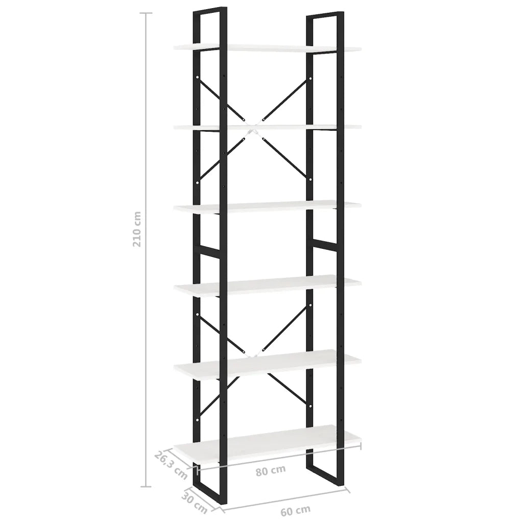 Mobile contenitore alto 80 x 30 x 210 cm stile industriale finitura opaca in legno di pino bianco 02_0047883