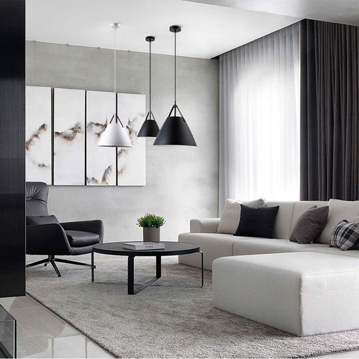 Lampada Da Soffitto Buffo Nera