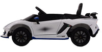 Macchina Elettrica per Bambini 12V con Licenza Lamborghini Aventador SVJ Small Bianca