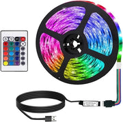 Striscia LED USB da 2 Metri con Comando a Distanza per Decorazione e Illuminazione