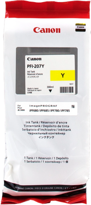 Canon Large Format Canon PFI-207 Y Cartucce giallo