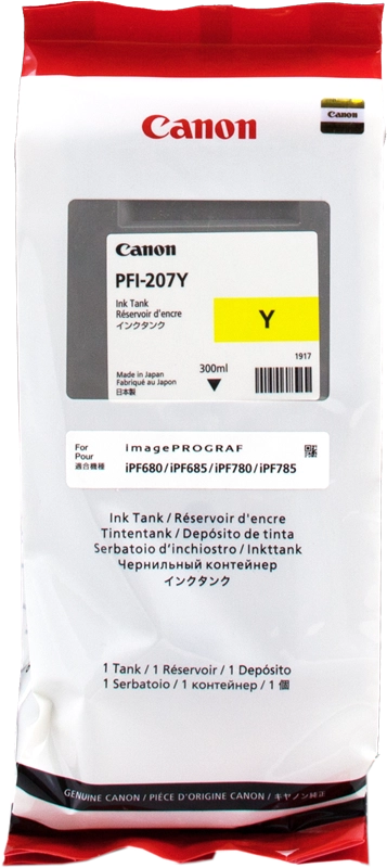 Canon Large Format Canon PFI-207 Y Cartucce giallo