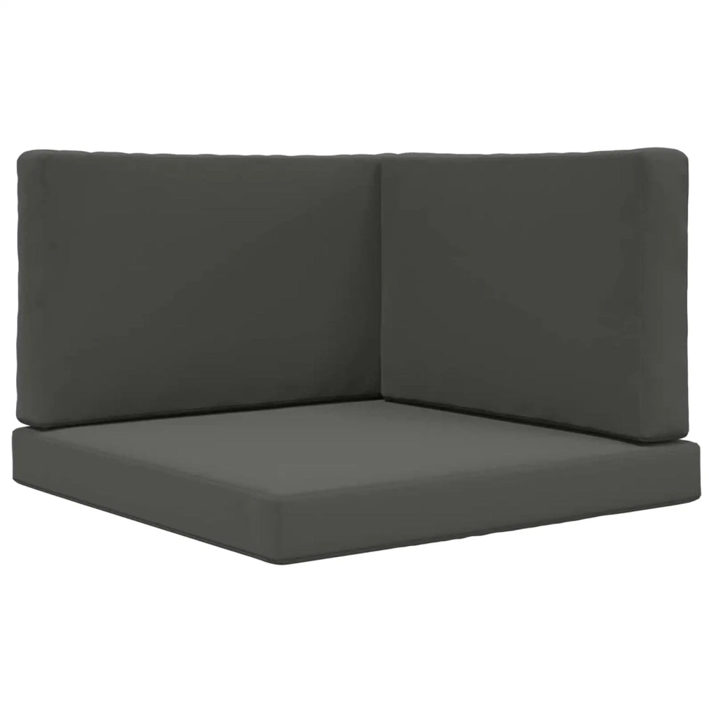 Cuscino per divano da esterno 3 pcs Antracite Poliestere