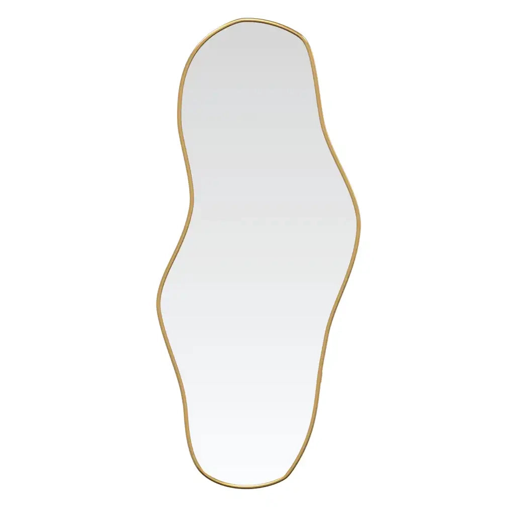 Specchio da Parete Dorato 80x35 cm