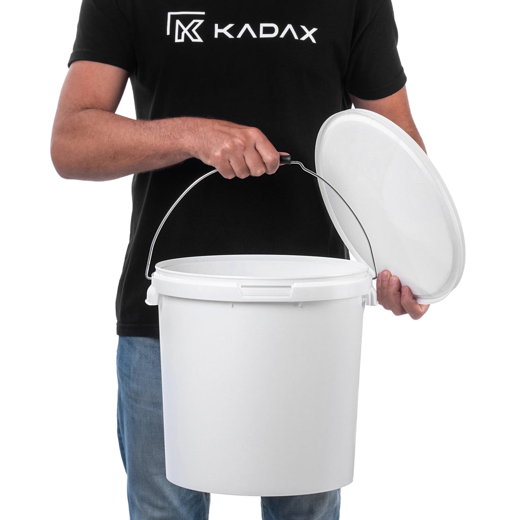 Contenitore di fermentazione KADAX da 20 litri, secchio per vino, liquori e birra, con coperchio e rubinetto.