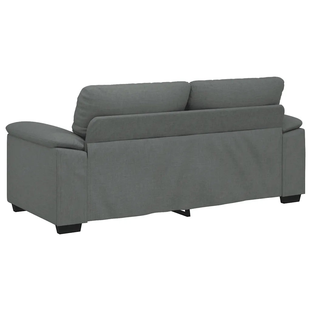 Divano a 2 Posti Grigio Scuro 180x81x84 cm in Tessuto 4105308
