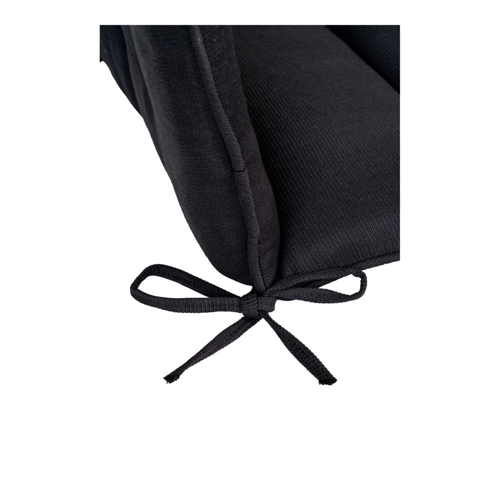 Cuscino Decorativo Cleveland, Nero, Poliestere, 51,5x45x5 cm