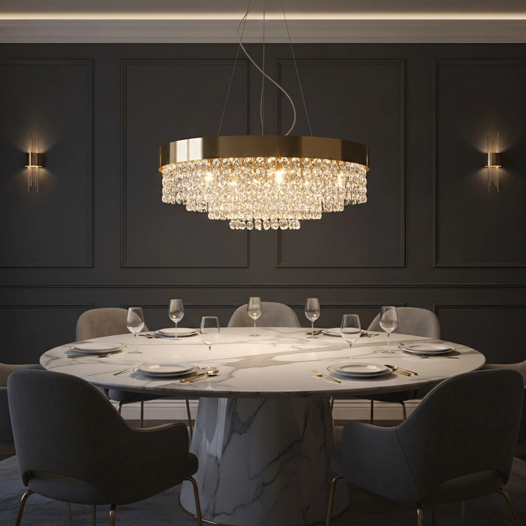 Lampada Da Soffitto APP1787-16CP 60 Cm Gold