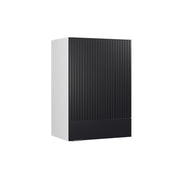 Vicco Pensile da cucina Nero a righe 50 cm