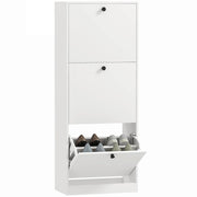 Scarpiera con 3 Cassetti ¨C Zephmum ¨C Bianco 60x30x48
