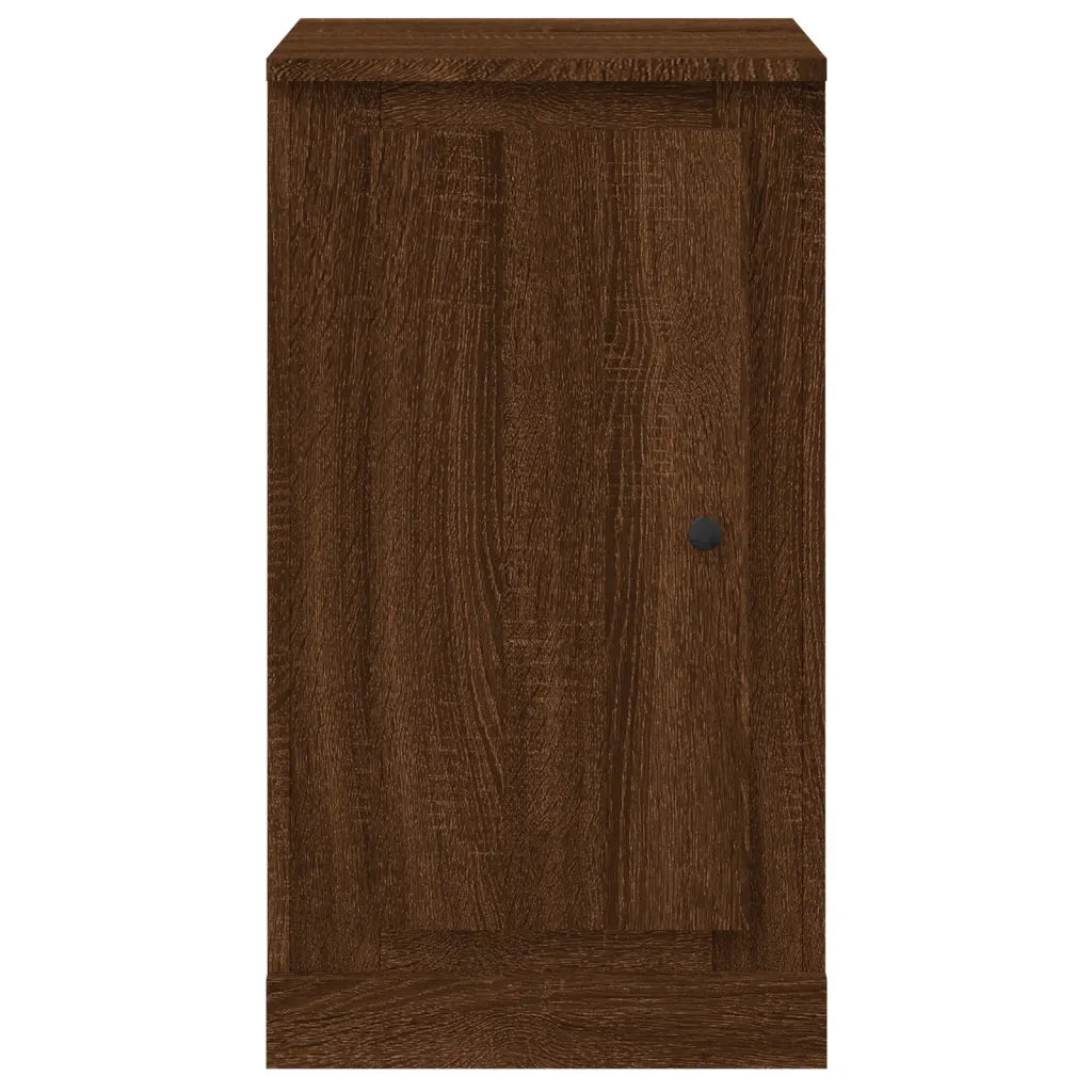 Credenze 2pz Rovere Marrone 37,5x35,5x67,5 cm Legno Multistrato 816215