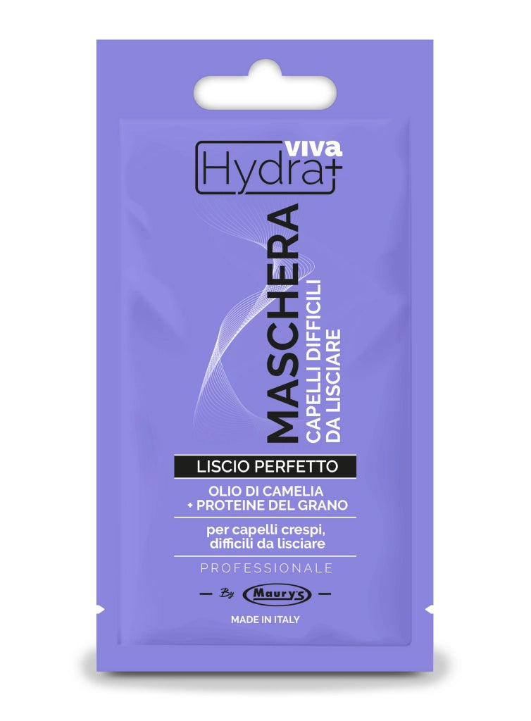 HYDRA VIVA+ MASCHERA PER CAPELLI LISCIO PERFETTO ALL' OLIO DI CAMELIA DA 25 ML