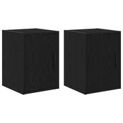 Pensili per Garage 2 pz Neri in Legno Multistrato CFW4725361