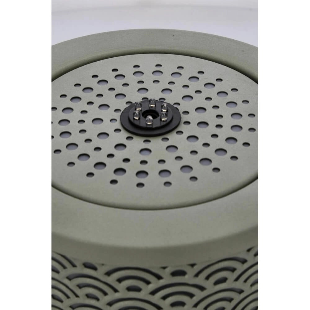 Fontana da Giardino Ceramica Verde Moderna H23 cm - TUNDRA