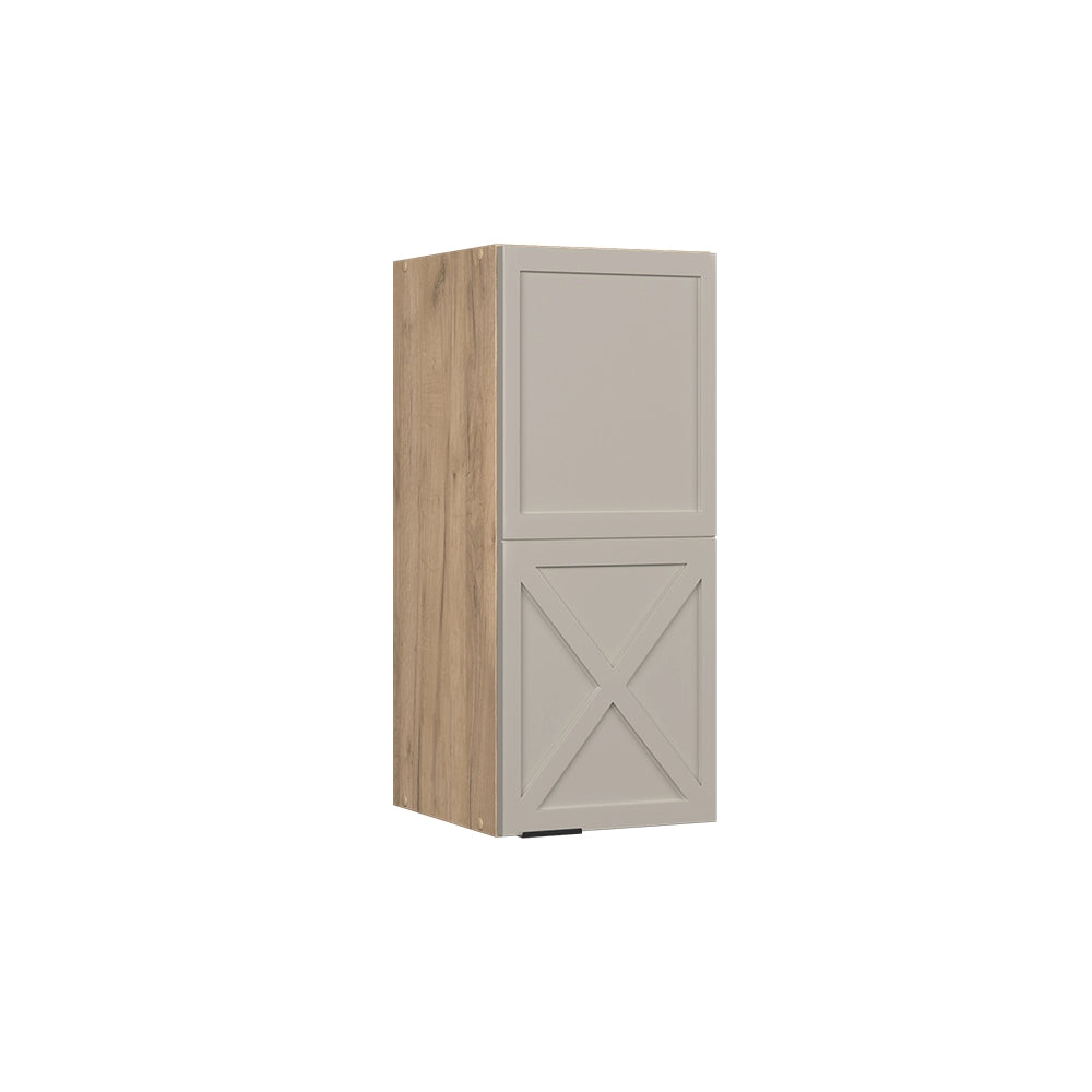 Pensile da cucina Fame-Line GrigioBeige/Rovere dorato 30 cm Vicco