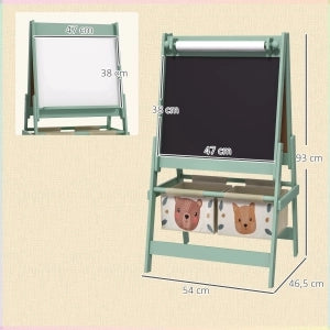 STAFFELEI 3 in 1 per Bambini 54 x 46,5 x 93 cm Legno Verde