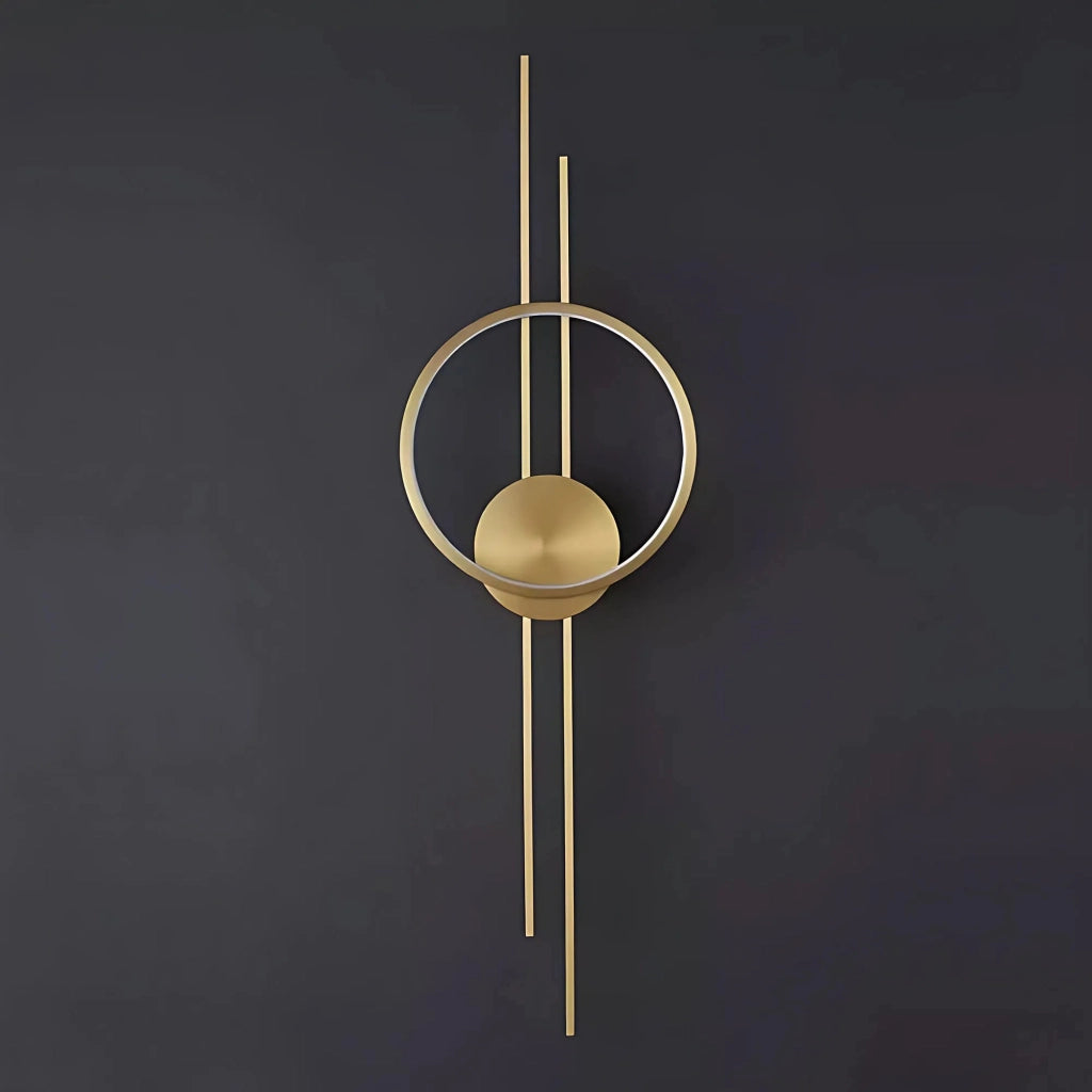Applique Da Parete Led App1781-w Brush Gold