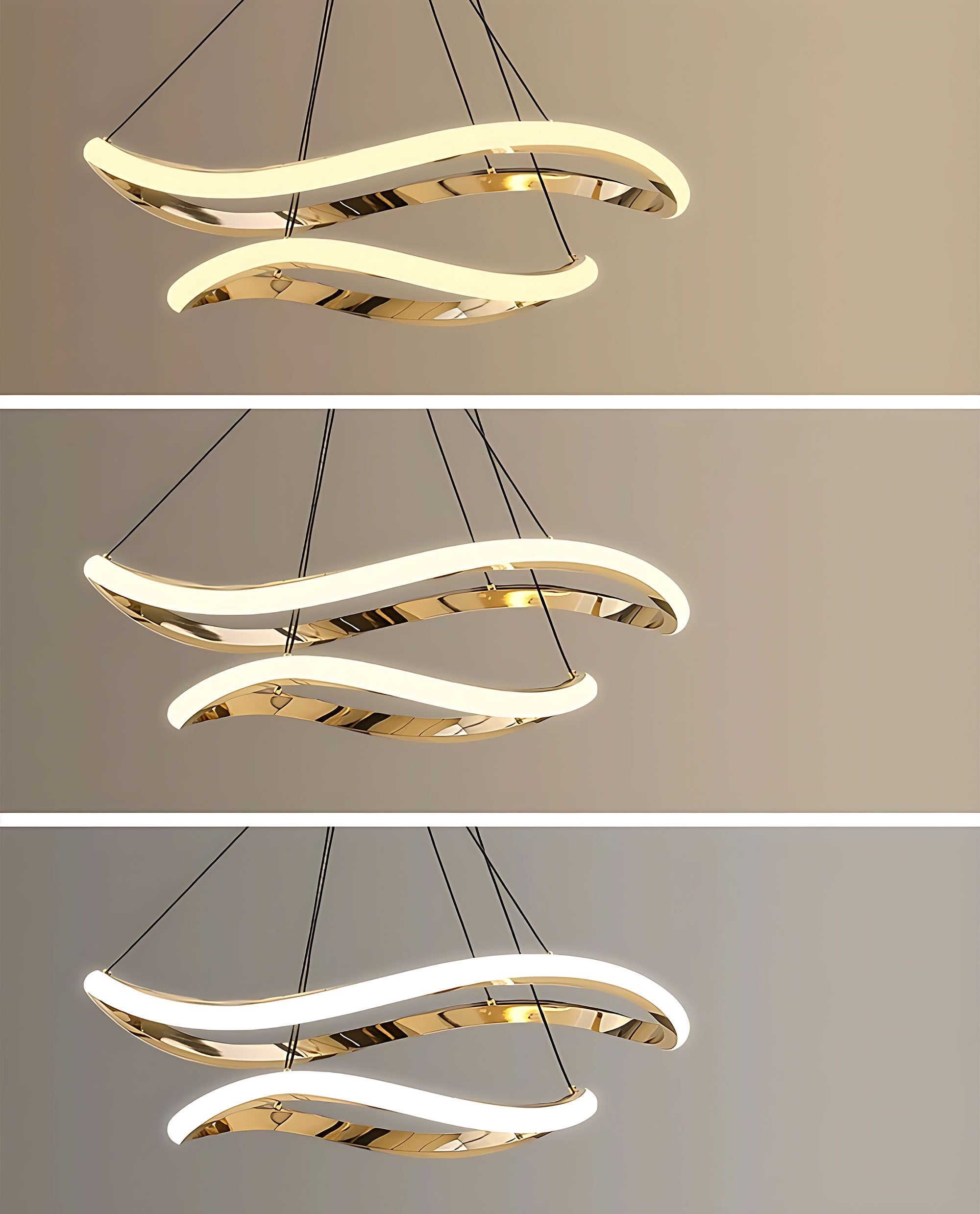 Lampada A Sospensione Lhj017-cp2 Gold