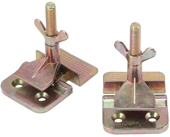 Accessori per stampa - 2 pezzi/set - Strumentazione essenziale per la stampa hobby - Ideale per la stampa a tampografia - Klem metallica - Strumenti per la stampa - Vincolo metallico per la grande superficie di attacco - Klem per stampa