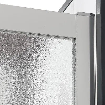Box doccia 80x170 cm con porta scorrevole e vetro opaco H 200 cm Ted