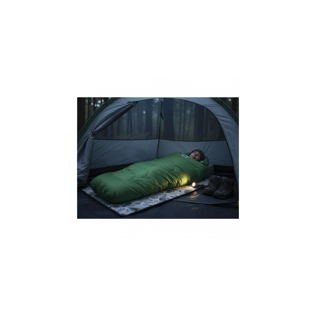 Set di 2 sacchi a pelo da trekking - O'Camp - Forma a mummia - Dimensioni: 220 x 80 cm