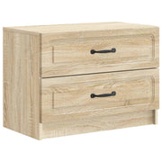Armadio da Notte con cassetto Rovere Sonoma 62 x 34,5 x 44,5 cm
