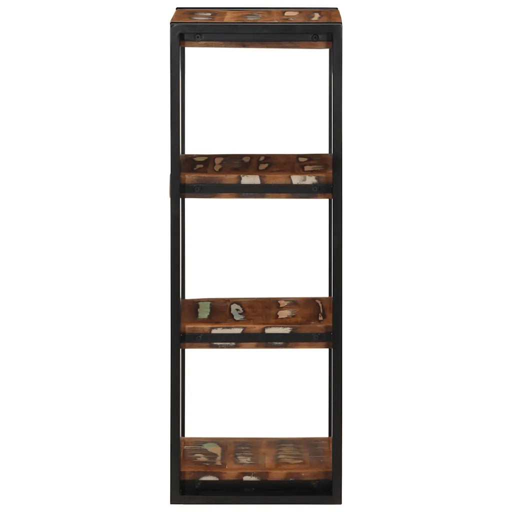 Mensola da Parete Multicolore 35x35x100 cm in Legno Recupero 4015936