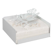 Portatovaglioli Margherite Bianco marmo
