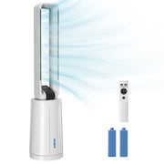 Raffrescatore Evaporativo 24,7x24,7x109,5 cm con Timer 15H e Telecomando in ABS Bianco