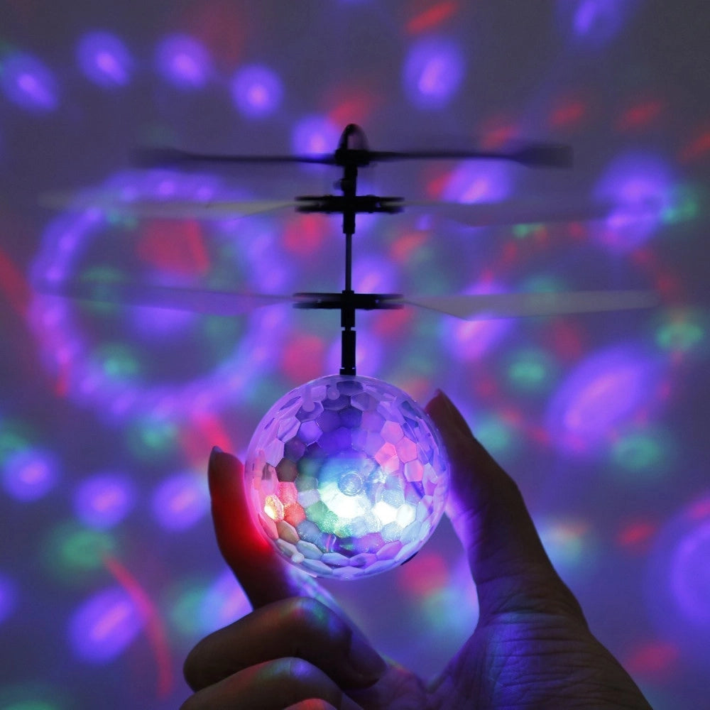 Trade Shop - Gioco Palla Sfera Volante Giocattolo Mini Elicottero Aircraft Luminoso Flying -
