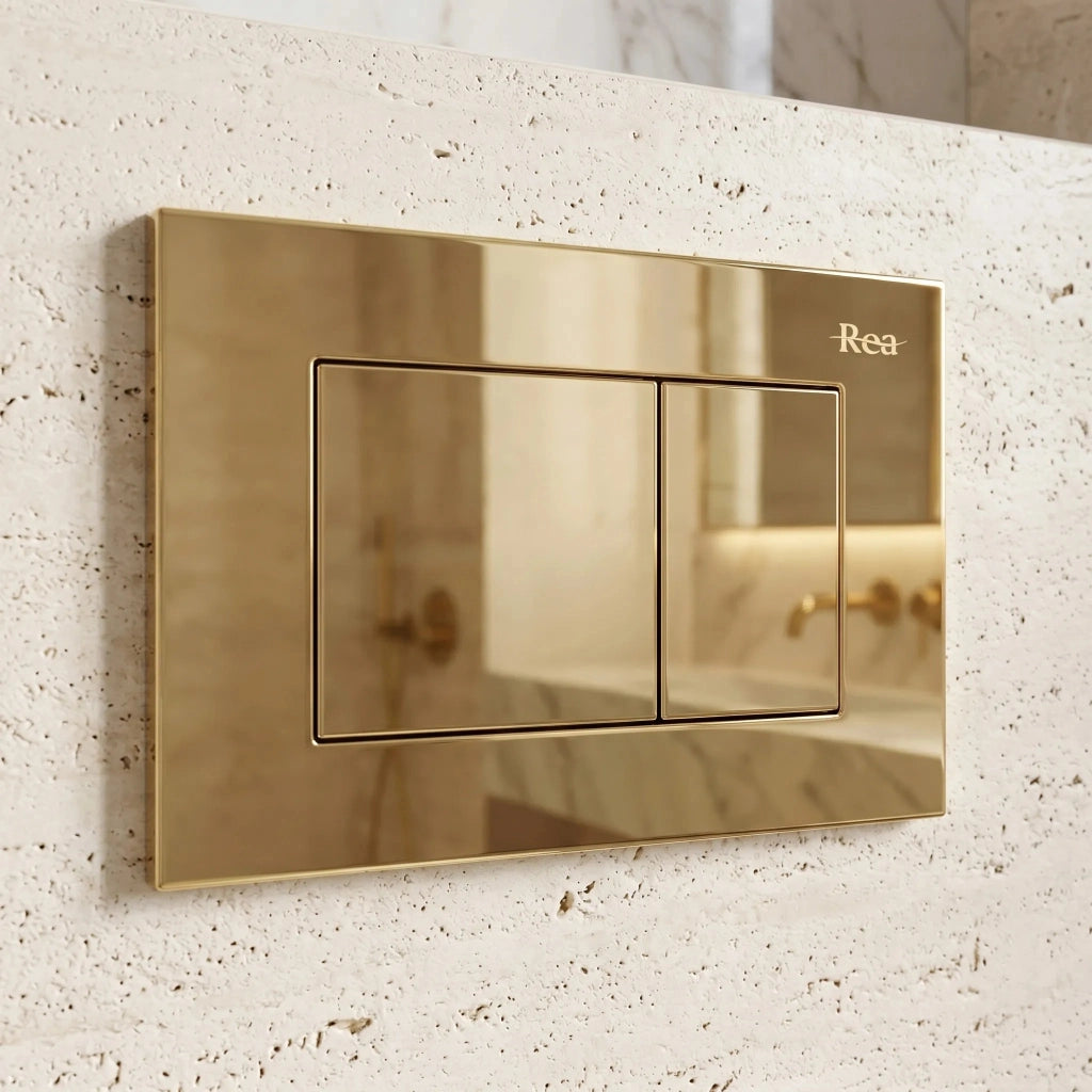 Pulsante Per Supporto Set Da Incasso Wc Rea J K011a-q E Slim 024n Gold