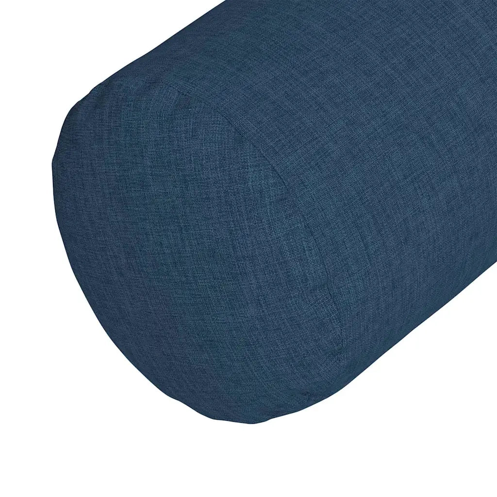 Cuscini a rullo 2 pcs Blu Ø 15 x 40 cm Tessuto