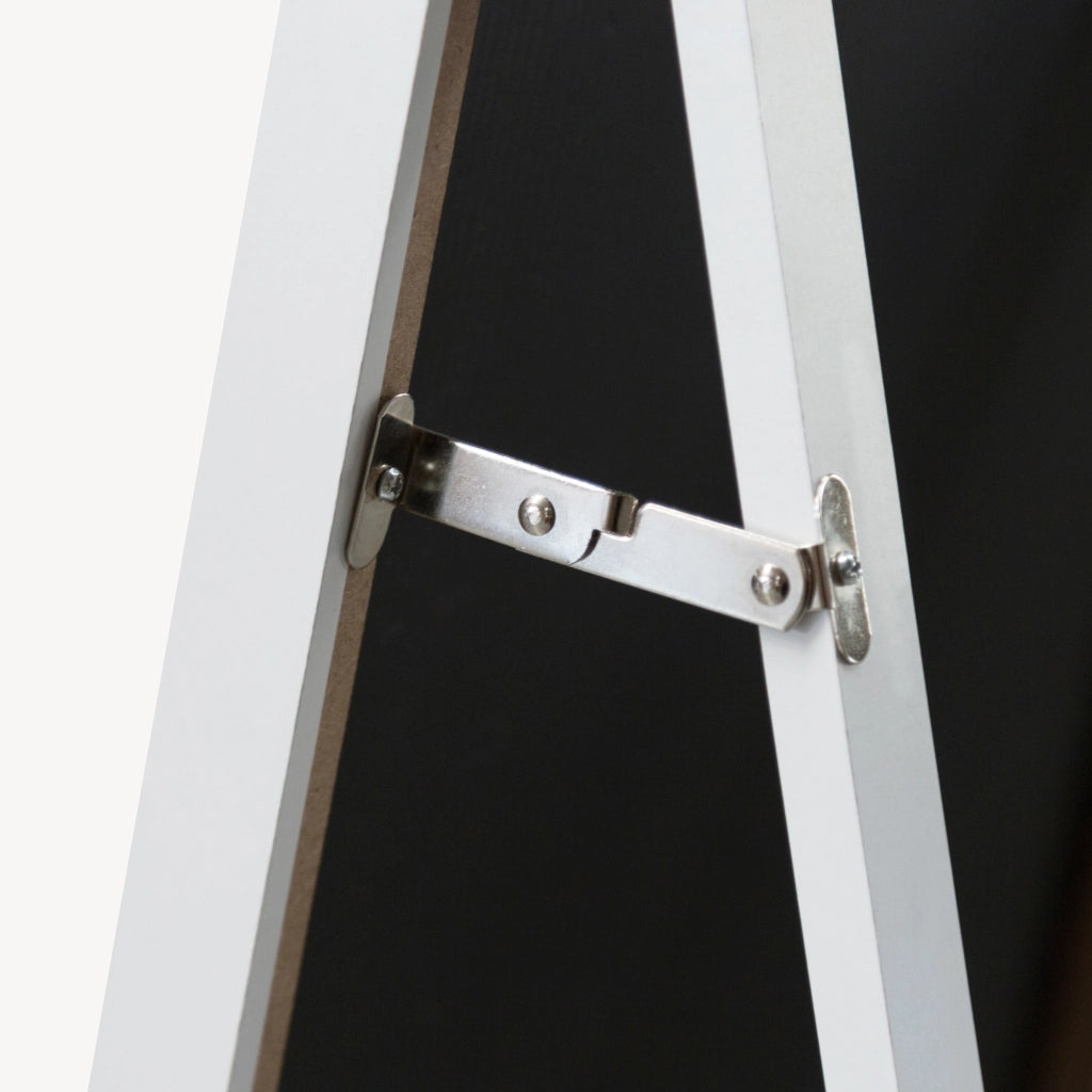 Specchio da Terra 'Giovinazzo' a Figura Intera 150 x 35 cm Cornice in MDF - Bianco [en.casa]