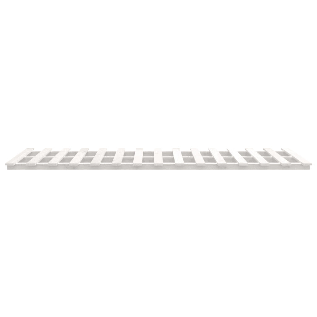 Giroletto senza Materasso Bianco 120x200 cm Legno Massello Pino 824564