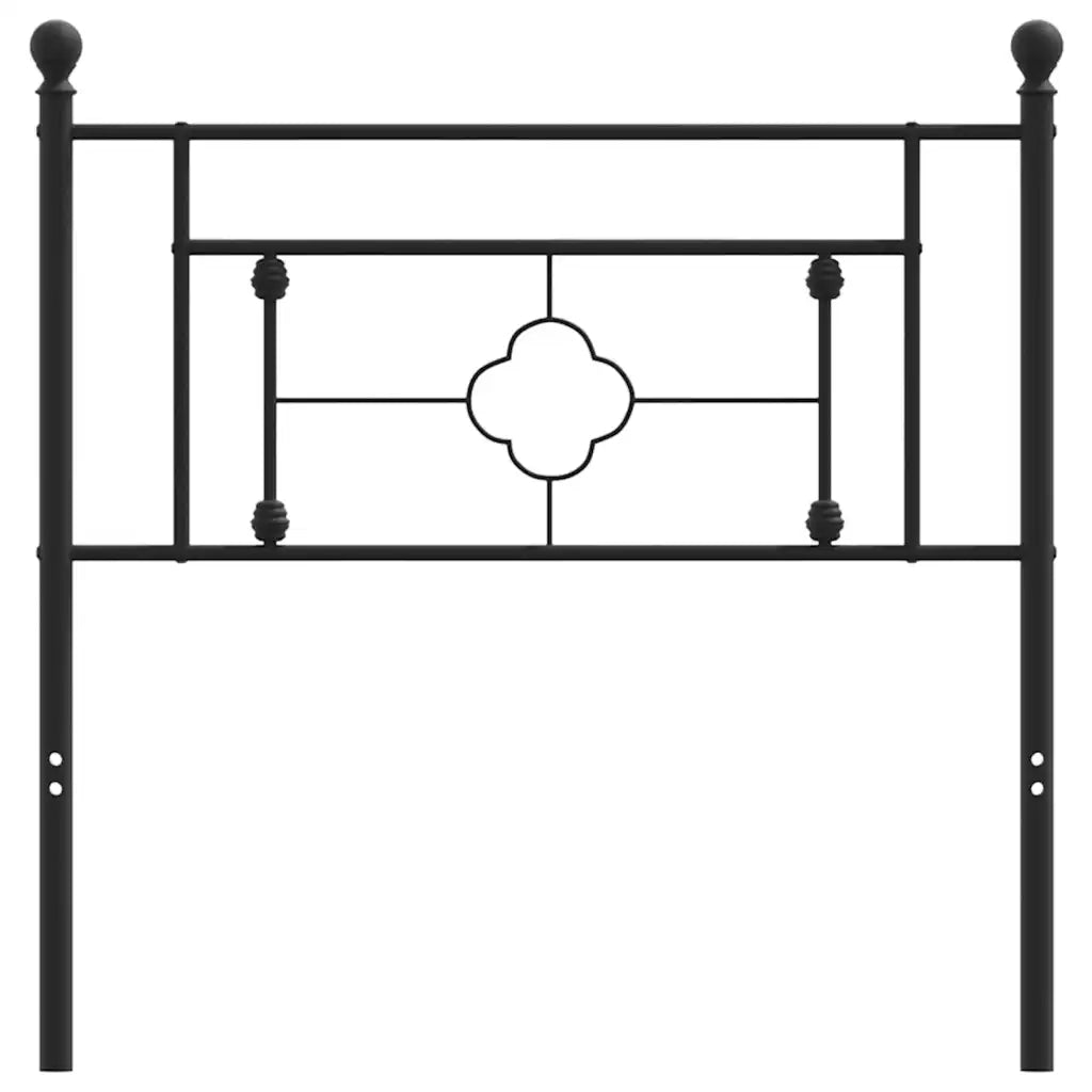 Testiera di Ricambio in Metallo Nero 100 cm 374368