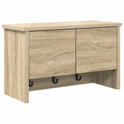Appendiabiti a muro con porta Rovere Sonoma 50 x 20 x 30 cm CFW8071004