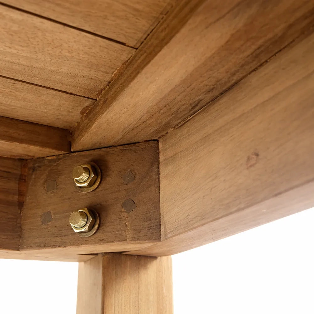 Tavolo Quadrato 80×80 cm da Giardino in Teak – Bistrot